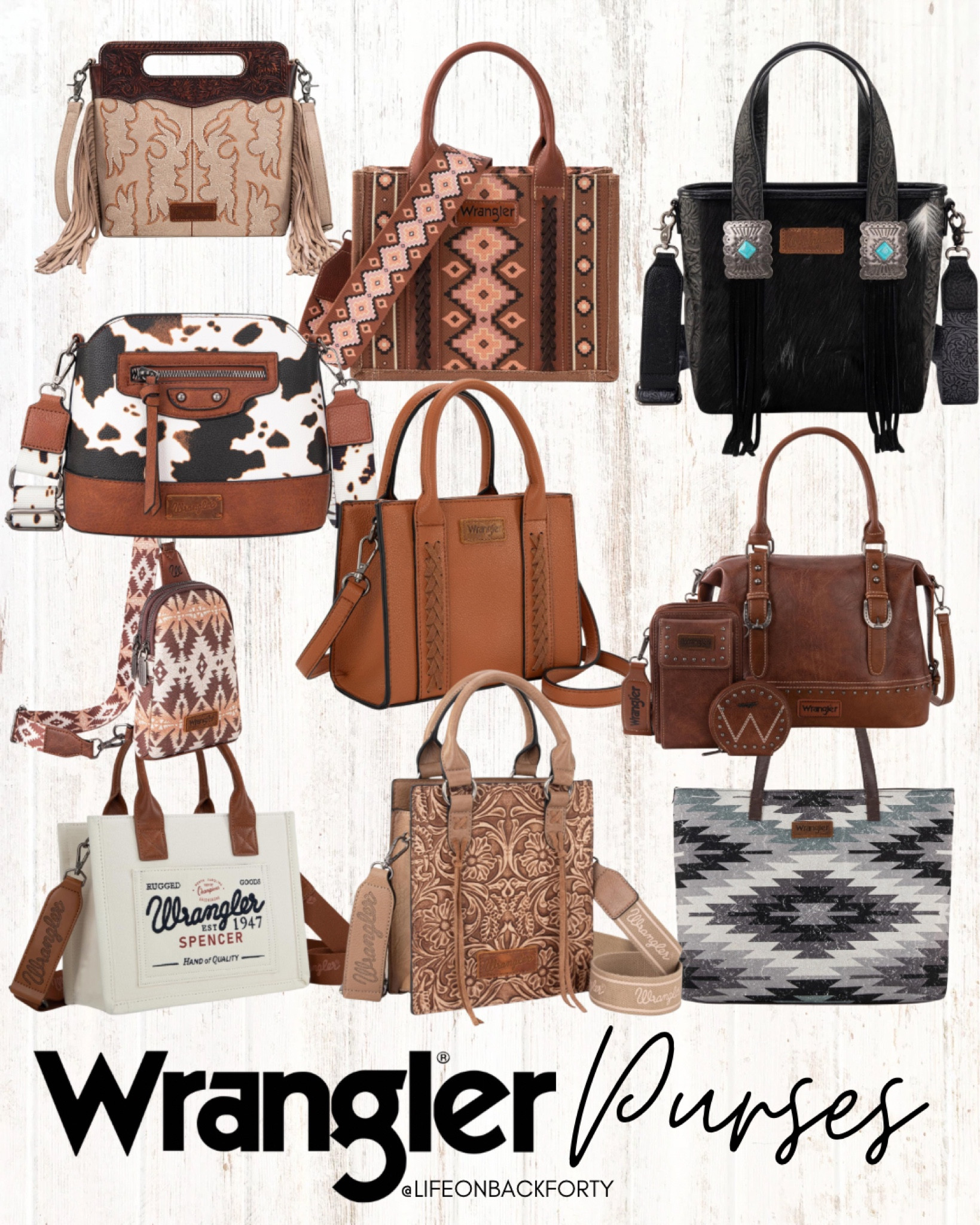 Wrangler Purses 🖤

#LTKStyleTip #LTKGiftGuide #LTKFindsUnder100