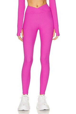 YEAR OF OURS Thermal Veronica Legging in Pink | FWRD 