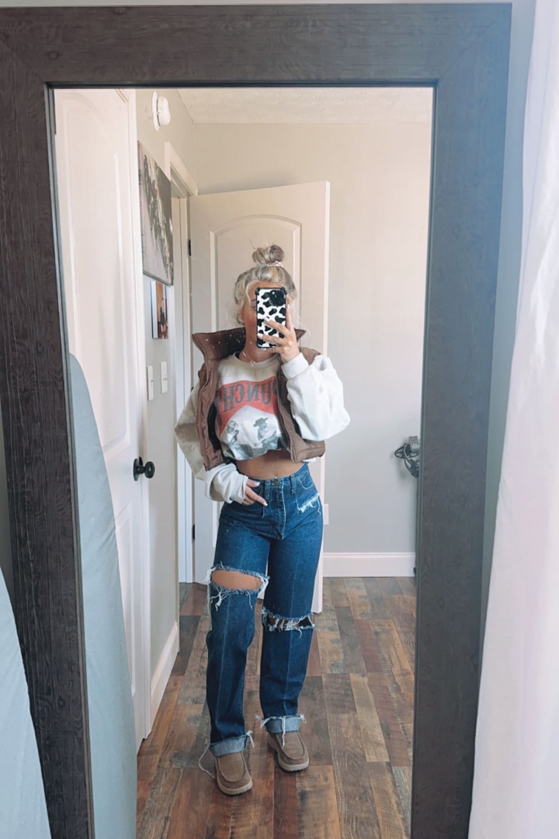 Cute & comfy fall western fit!! 