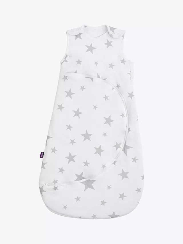 Snüz Star Baby Sleeping Bag, 2.5 Tog, Grey, 0-6 months | John Lewis (UK)