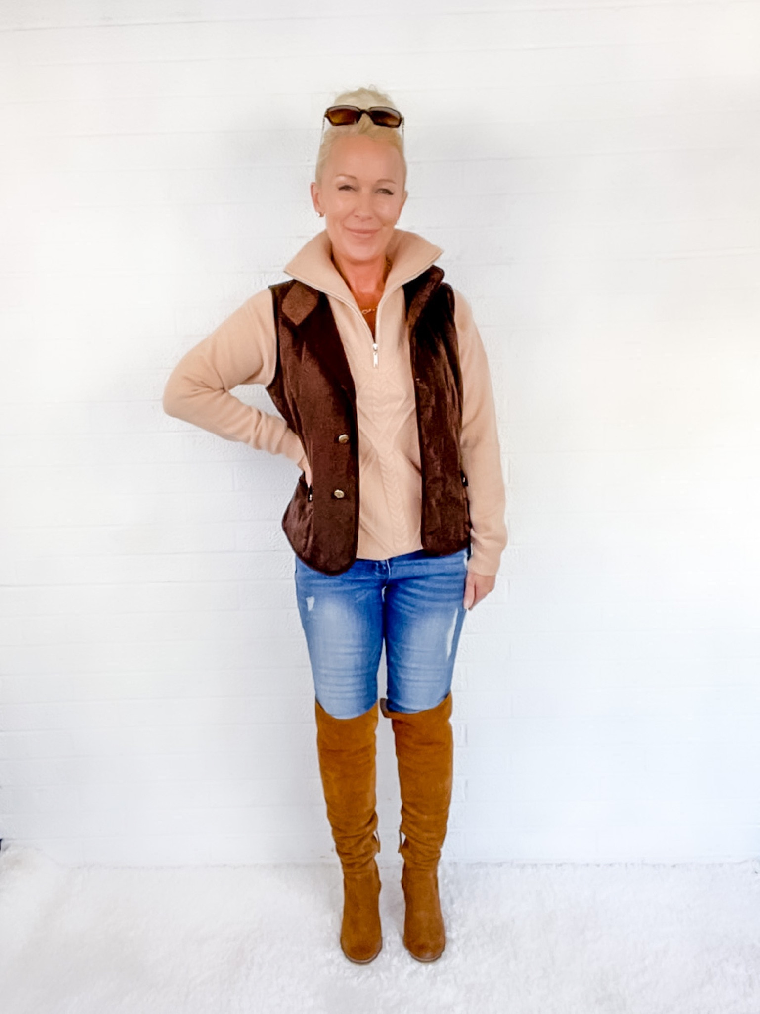 Fall Outfit / Fall Festival / Pumpkin Patch / Tall Boots / puffer vest

#LTKSeasonal #LTKunder50 #LTKshoecrush