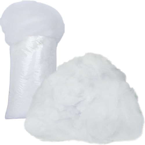 winemana 15oz Christmas Fake Snow Decor Faux Snow Clouds, Cotton Like Fluffy Indoor Snow Blanket Nieve Artificial Snow for Crafts Fiber Filling Stuffing Winter Mantle Village or Nativity Scenes | Amazon (US)