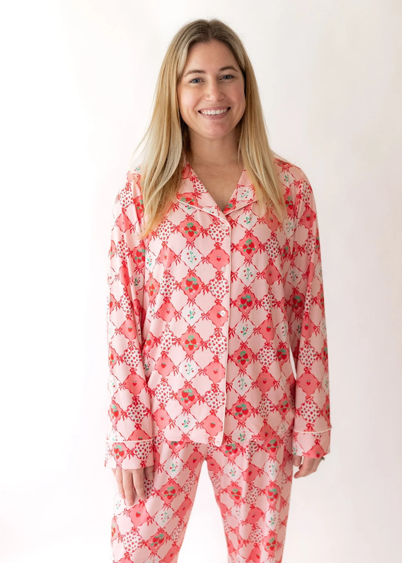 Strawberry Patch Women's PJ Set | Tiny Jams