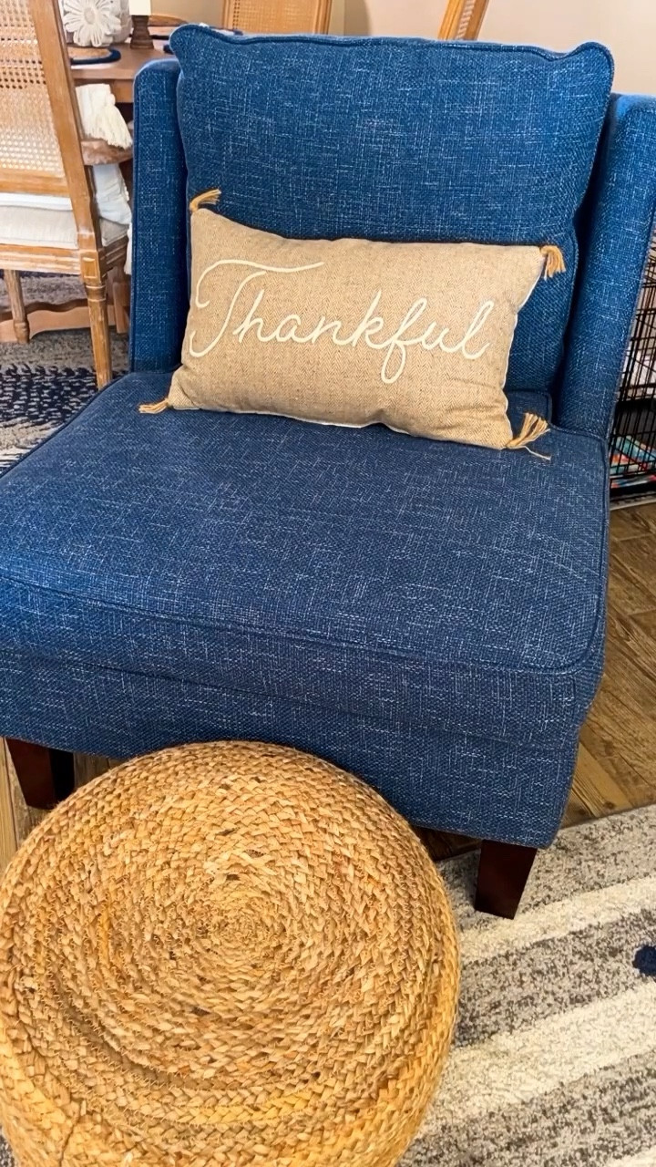 Getting ready for Fall! Next to Christmas this is my favorite season to decorate for! Sometimes just a small swap can make a nice touch! 🍂

Fall throw pillows 
Thankful throw pillows 
Thanksgiving pillow 
Embroidered throw pillow 

#LTKSeasonal #LTKHoliday #LTKhome