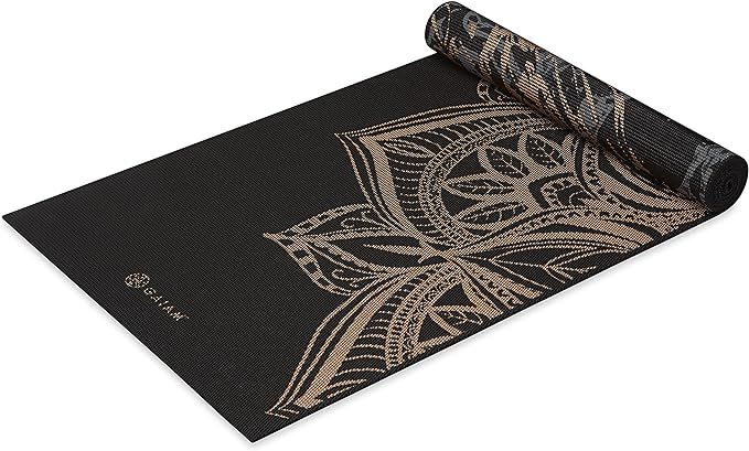 Gaiam Yoga Mat - Premium 6mm Print Reversible Extra Thick Non Slip Exercise & Fitness Mat for All... | Amazon (US)