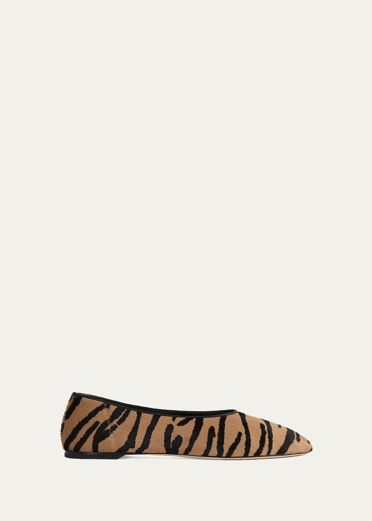 Printed Pony Hair Ballerina Flats | Bergdorf Goodman