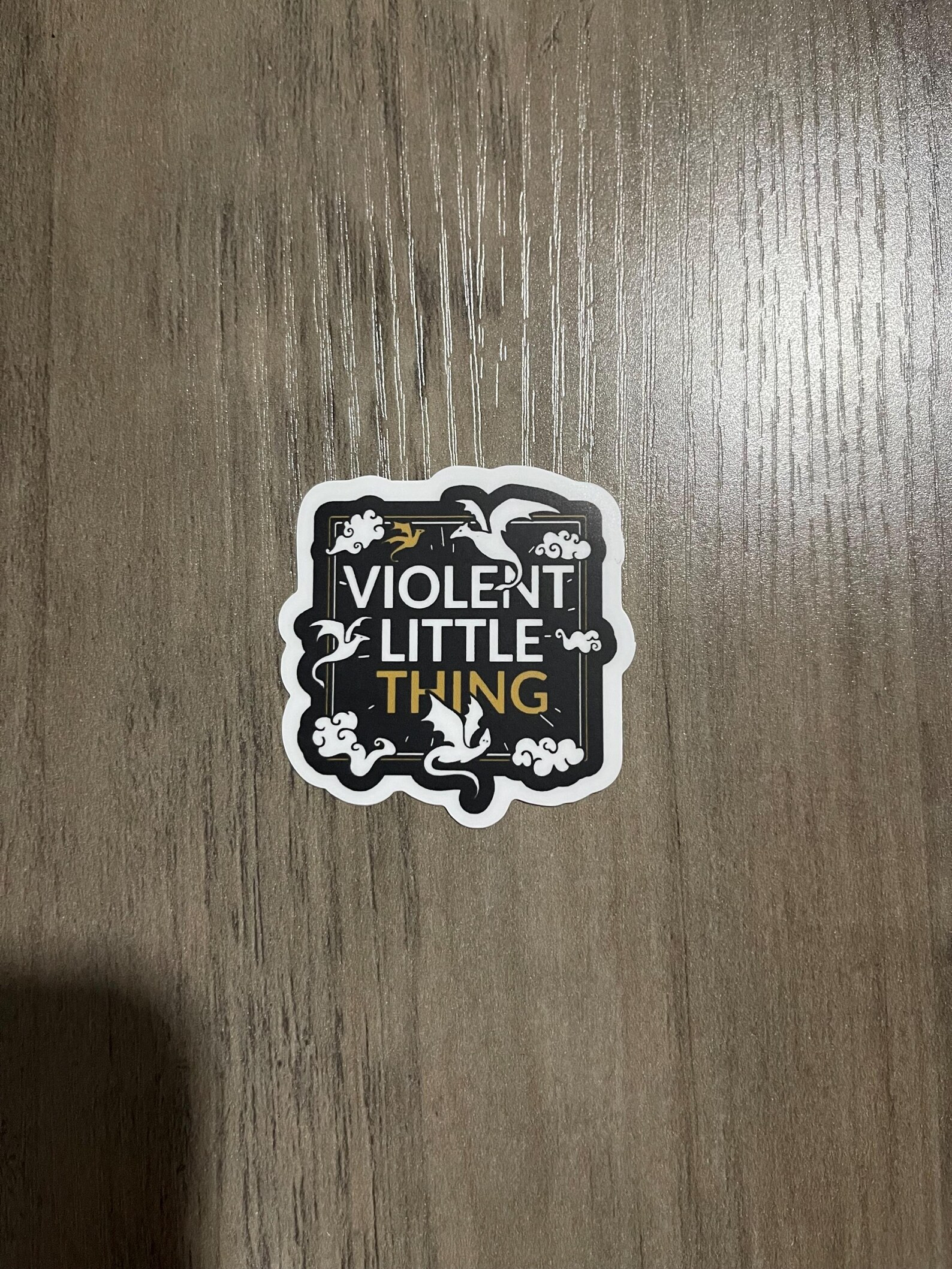 Fourth Wing Sticker Booktok Sticker Kindle Sticker Bookish Sticker Violent Little Thing Sticker -... | Etsy (US)