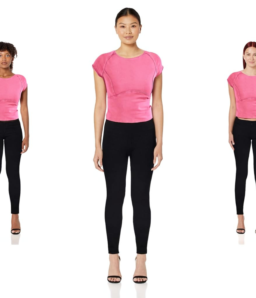 SENSERISE Womens Crop Tops Tight T Shirts Cap Sleeve Basic Tees Slim Fit Baby Tees Y2k Clothes Fa... | Amazon (US)