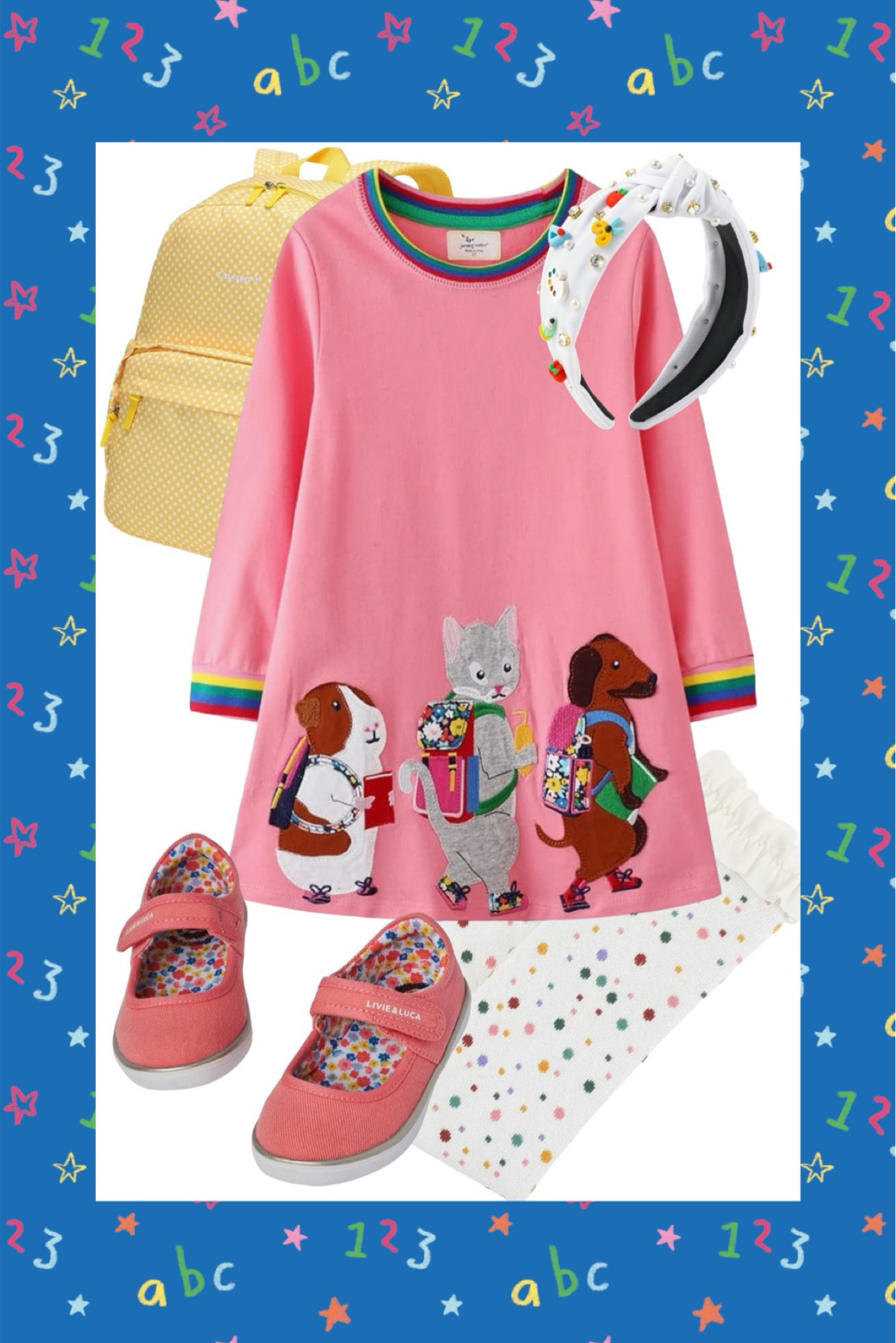 Back to school outfits for girls, first day of school outfit, backpack 

#LTKBacktoSchool #LTKKids #LTKFindsUnder50