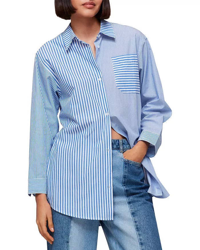 Millie Striped Oversized Shirt | Bloomingdale's (US)