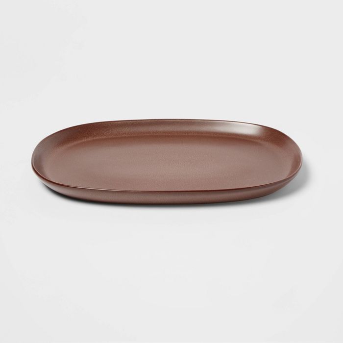 15" x 10" Stoneware Tilley Serving Platter - Threshold™ | Target
