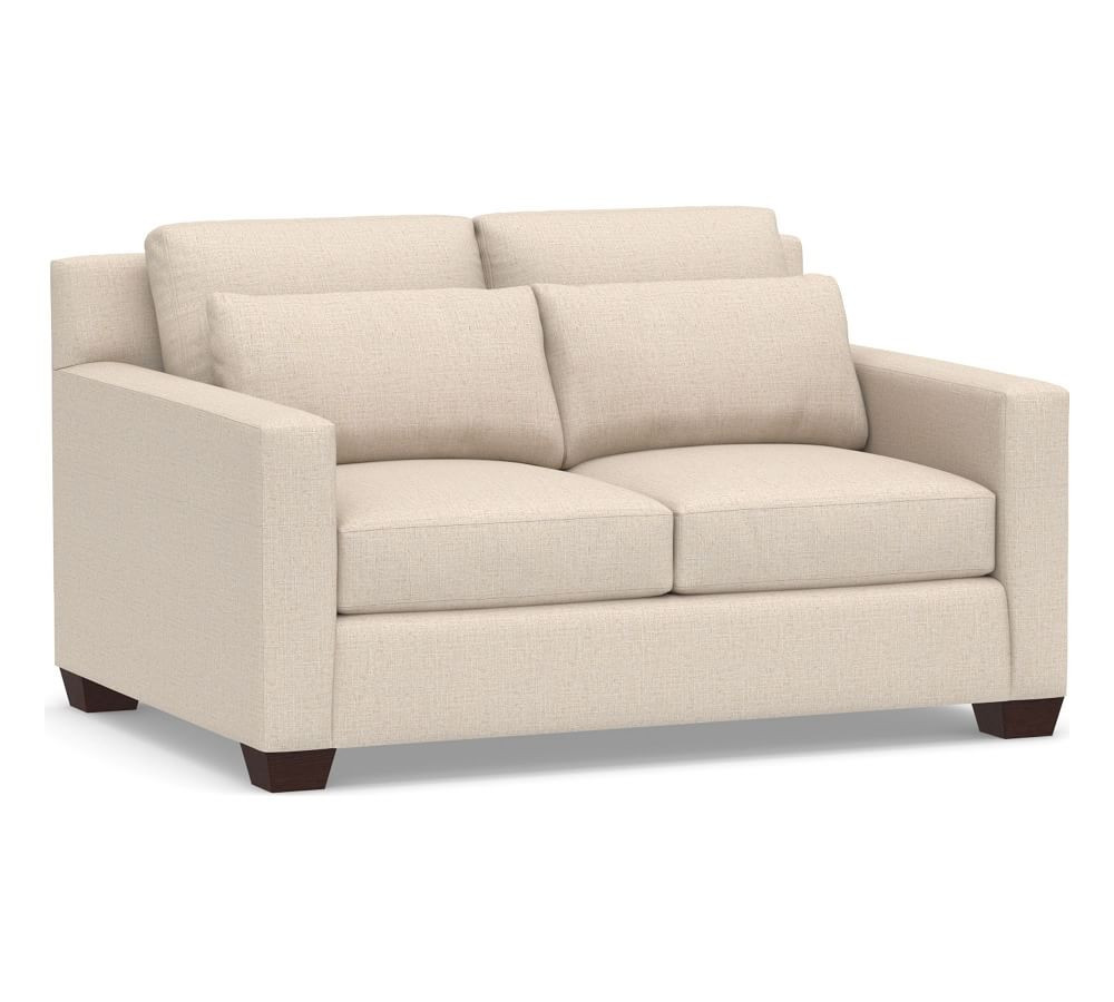 York Square Arm Deep Seat Upholstered Sofa | Pottery Barn (US)