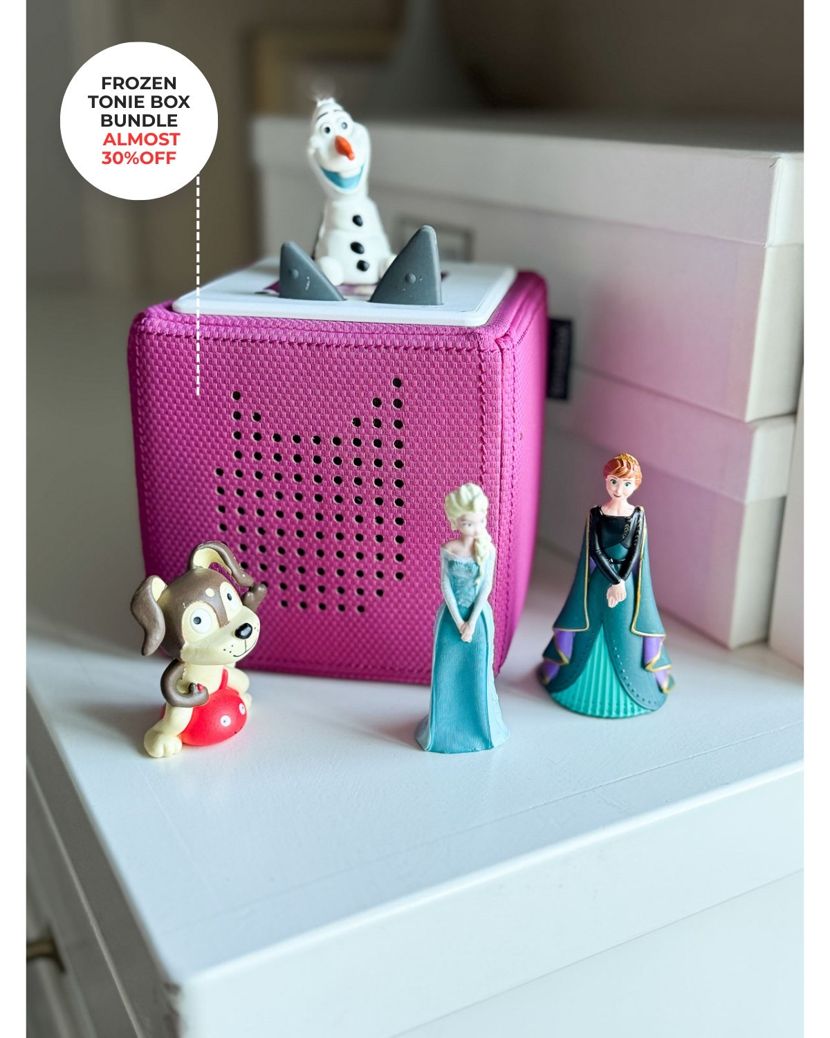 You get all the frozen characters for the price of the Tonie Box this weekend! 

#LTKKids #LTKSaleAlert