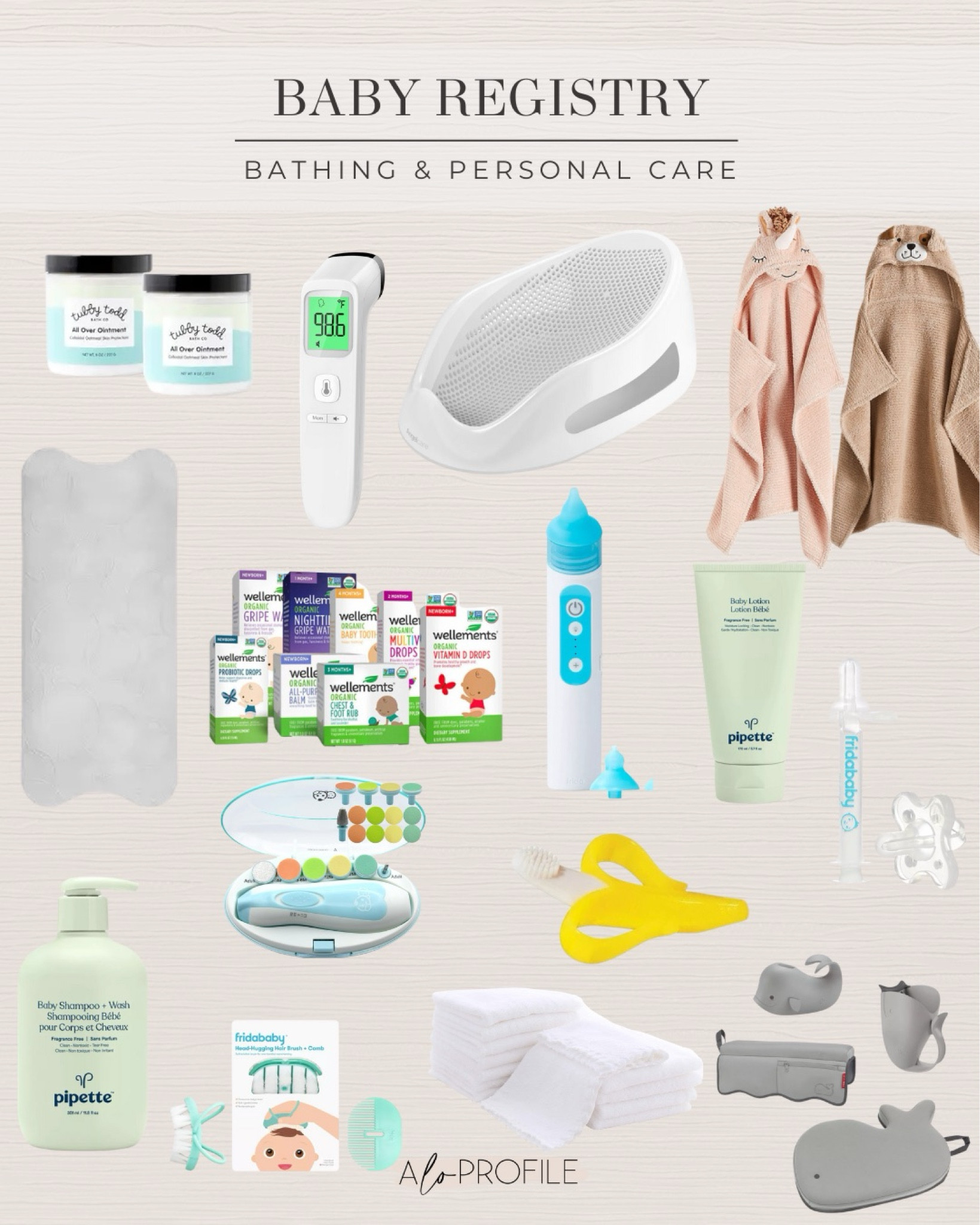 BABY REGISTRY 🤍 bathing & personal care 

#LTKBaby #LTKBump #LTKKids