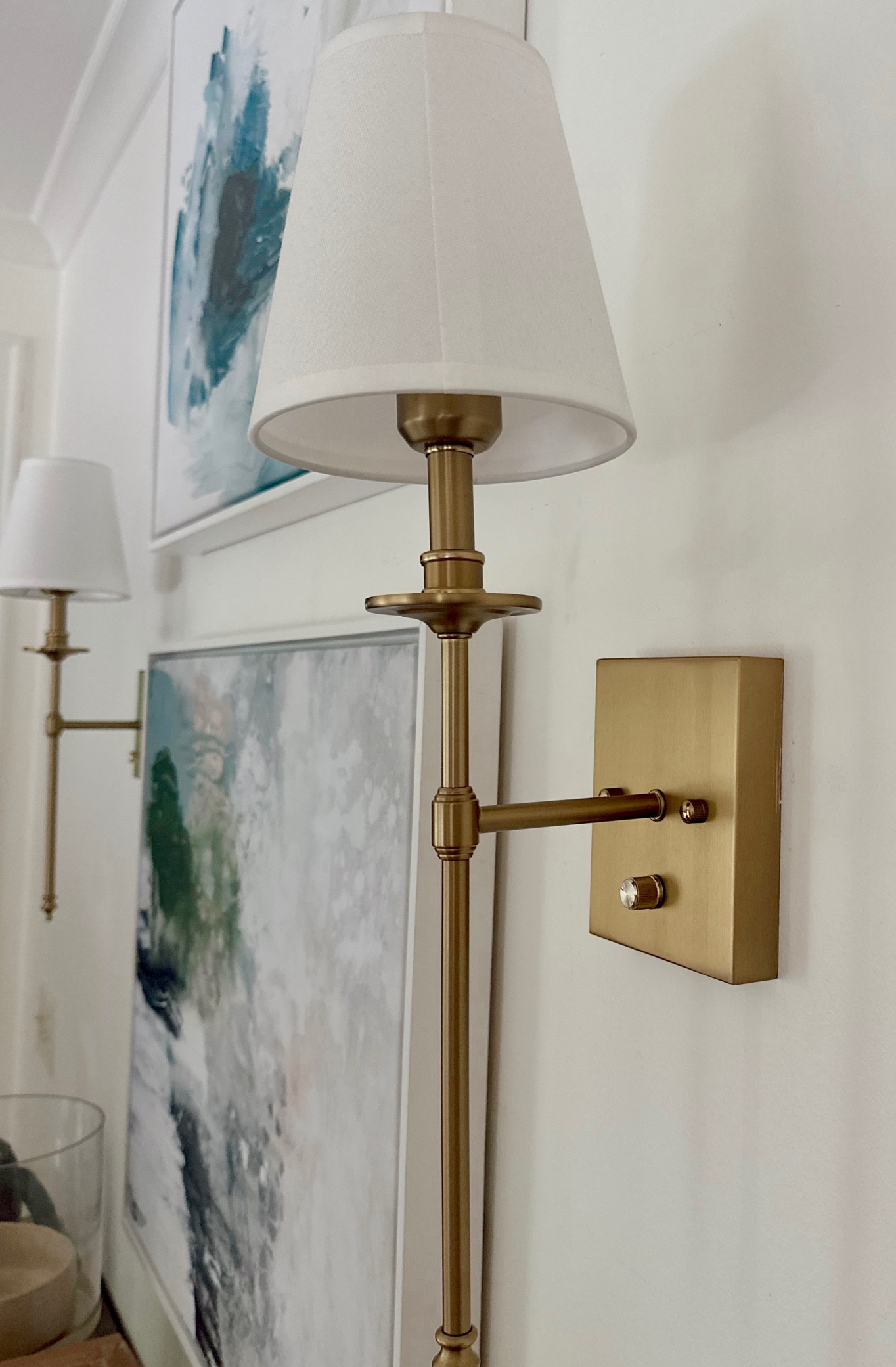 Brass wall sconces // We used magic bulbs to not have to hardwire them // Prime Day deal Amazon home 

#LTKHome #LTKSummerSales #LTKFindsUnder100