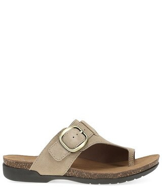 Dansko Rylee Suede Toe Loop Slide Sandals | Dillard's | Dillard's