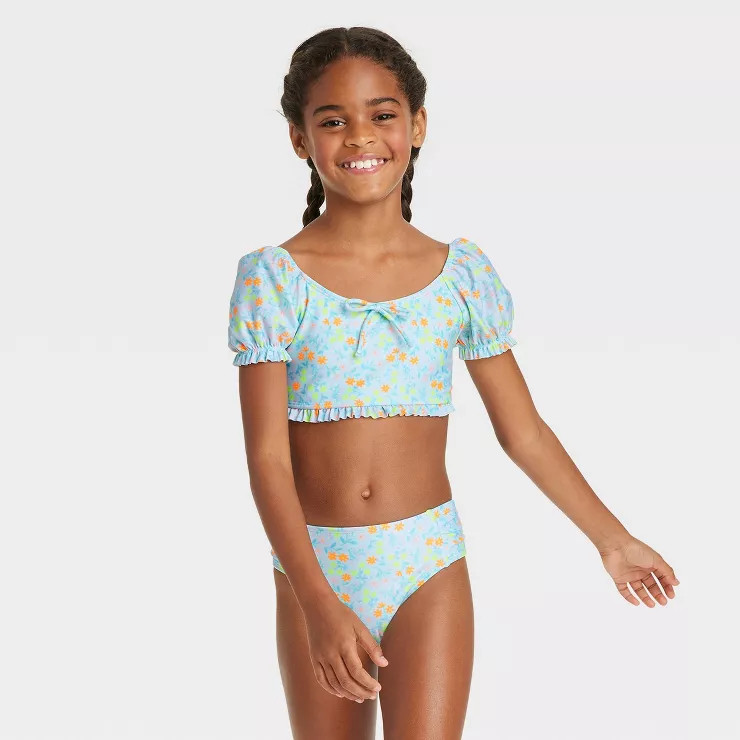 Girls' 2pc Garden Girl Bikini Set - Cat & Jack™ | Target