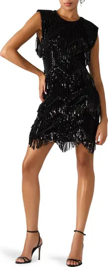 Astoria Sequin Fringe Minidress | Nordstrom