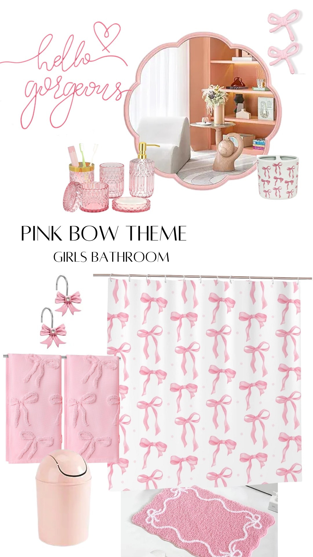 Girls bathroom inspo 🎀 

#toddlers #bathroom #inspo #pinkbows

#LTKFindsUnder50 #LTKStyleTip #LTKKids