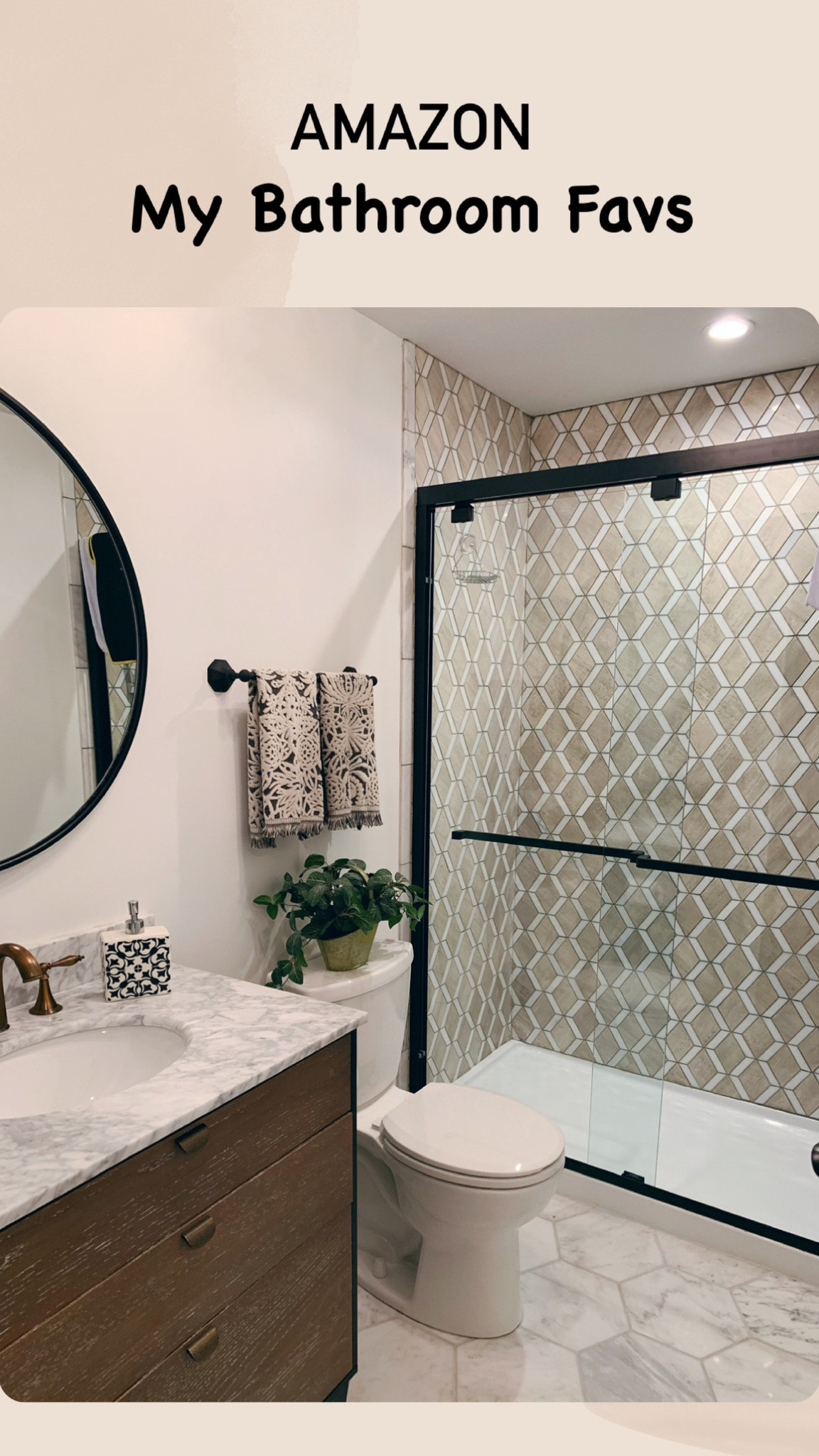 Bathroom favorites from Amazon.  A shower stool, rotating makeup organizer and over the door shower hooks 

#LTKsalealert #LTKhome #LTKunder100