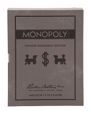 Monopoly Linen Book Box Game | Marshalls