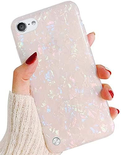J.west iPod Touch 7th Generation Case, iPod Touch 6th 5th Case, Cute Glitter Pretty Pearly-Lustre... | Amazon (US)