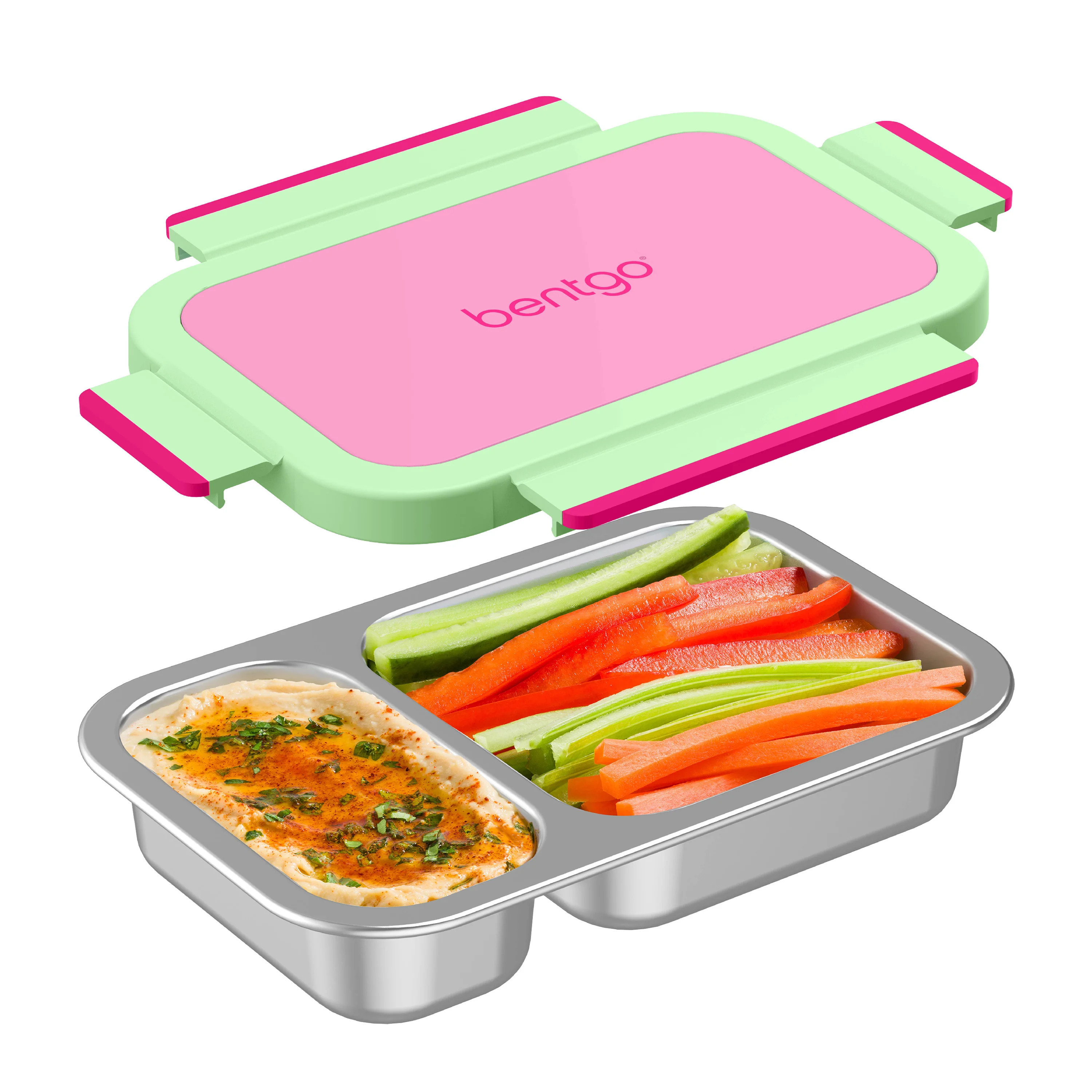 Bentgo Stainless Steel Snack Box - Strawberry | Bentgo