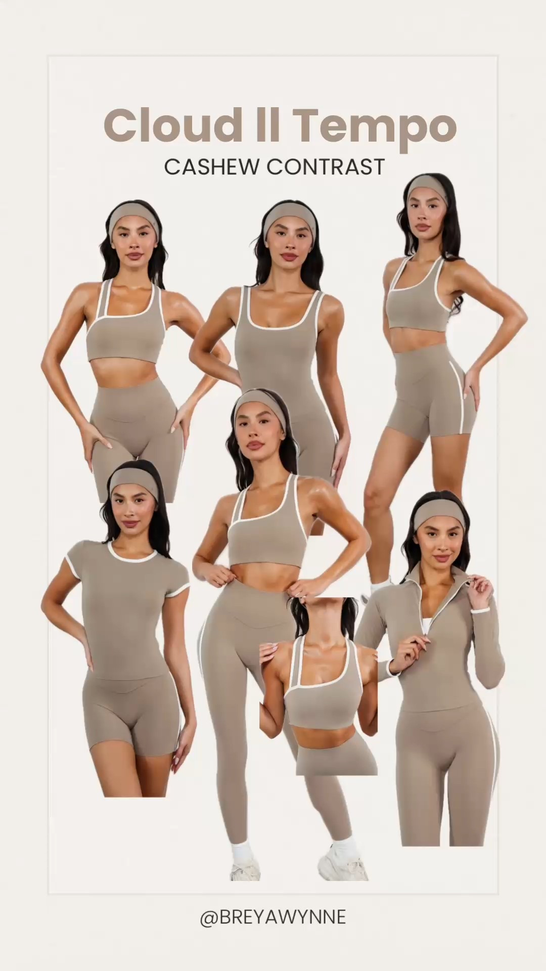 Cloud ll Tempo ☁️✨
cashew contrast cozy neutral made for it all 

A sporty glow designed for work, equipped with everything you love in the cloud fabric to the next level! 🌟🙌🏽

#LTKActive #LTKdayinmylife #LTKfitnessgoals