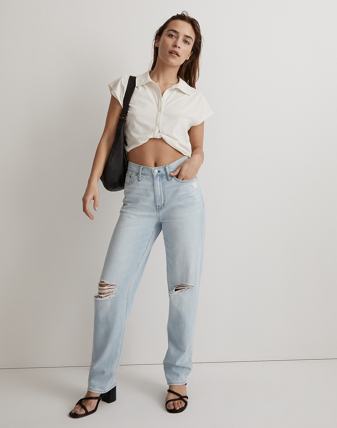 MWL Polo Twist Tee | Madewell