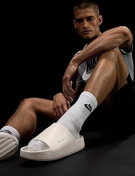 Amazon.com | Nike Men's Calm Slides, Sail/Sail, 10 | Sandals | Amazon (US)