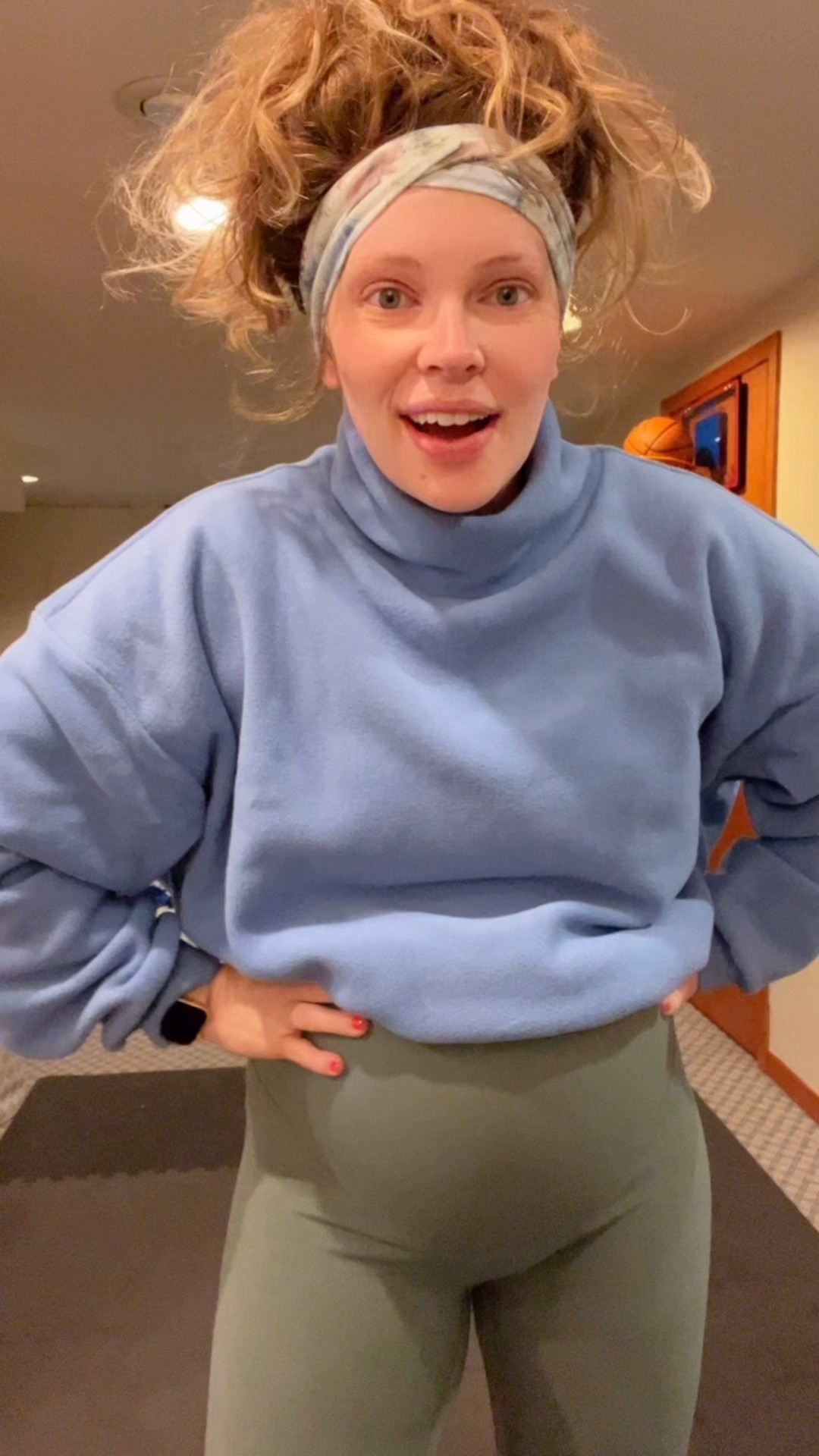 Workout fit of the day @ 33 weeks 1 day pregnant!!!! 