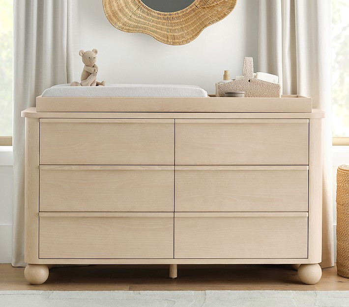 Palmer 6-Drawer Dresser &amp; Topper Set (59w x 20d") | Pottery Barn Kids