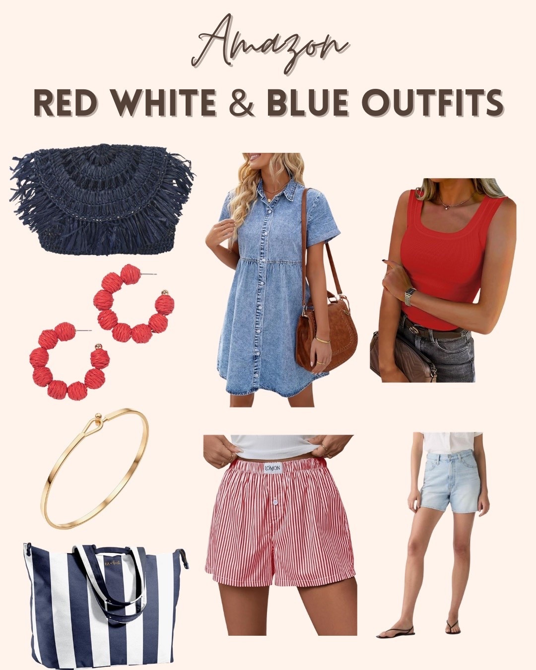 The cutest red white and blue fits for summer!

#LTKootd #LTKmomlife #LTKSeasonal