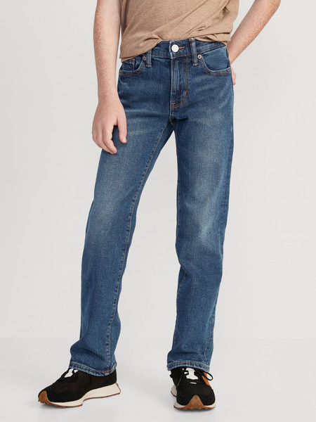 Straight-Leg Built-In Flex Jeans for Boys | Old Navy | Old Navy (US)