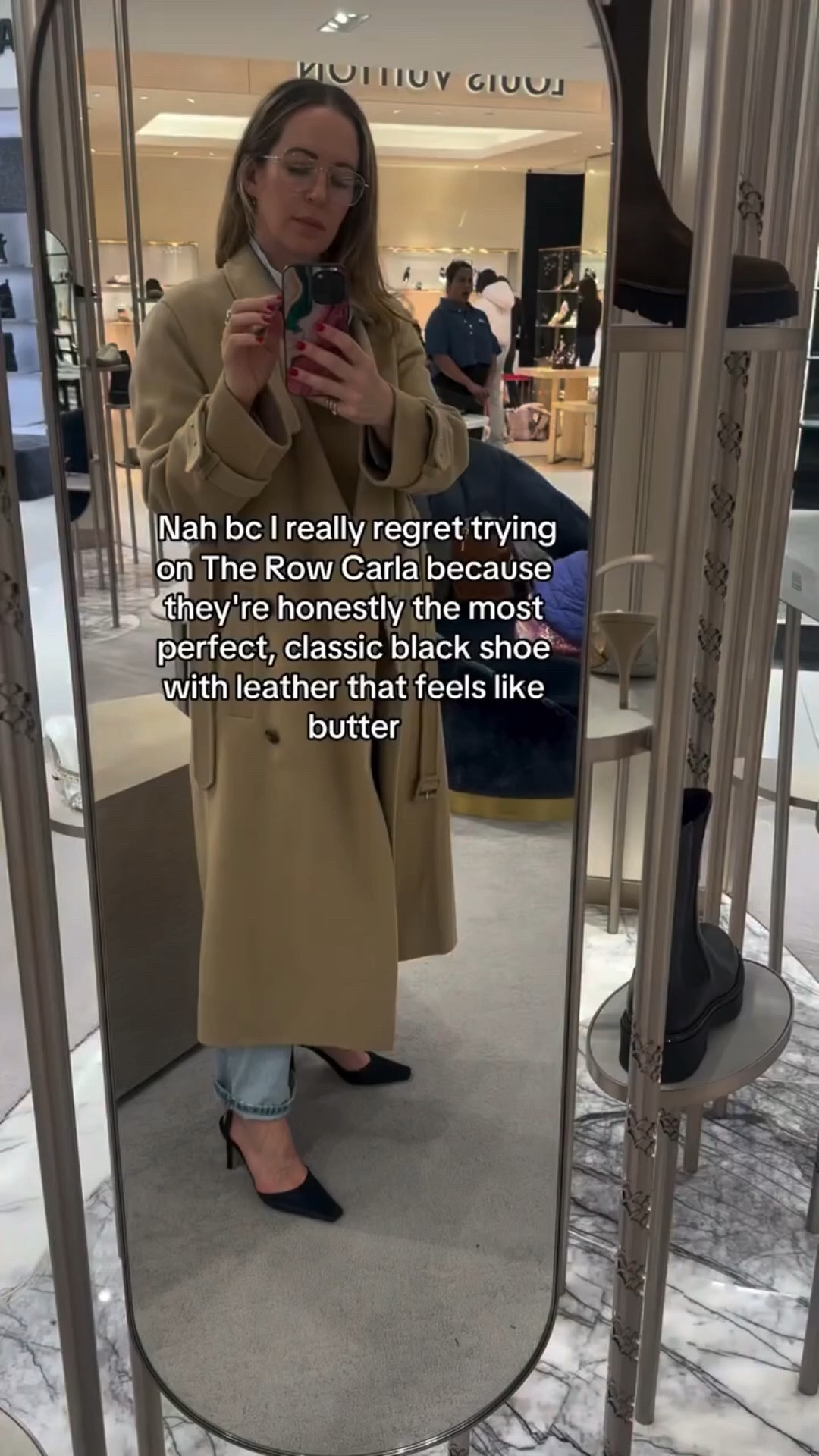 Velvet and buttery leather. I'm afraid they're perfect🥹