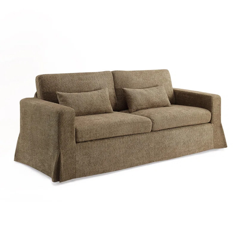 MINIMORE Modern Style 83.9"W Brenda 3Seater Sofa With Slipcover | Wayfair North America