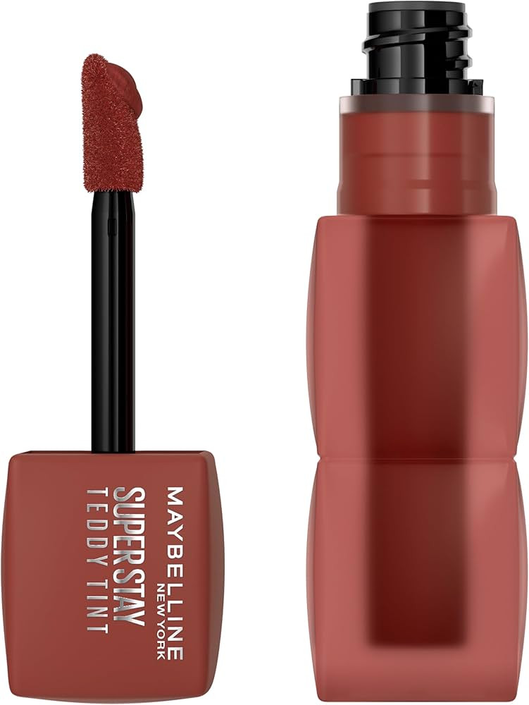 MAYBELLINE Super Stay Teddy Lip Tint, Long Lasting Matte Lipstick for Up To 12HR Wear, Coffee Dat... | Amazon (US)