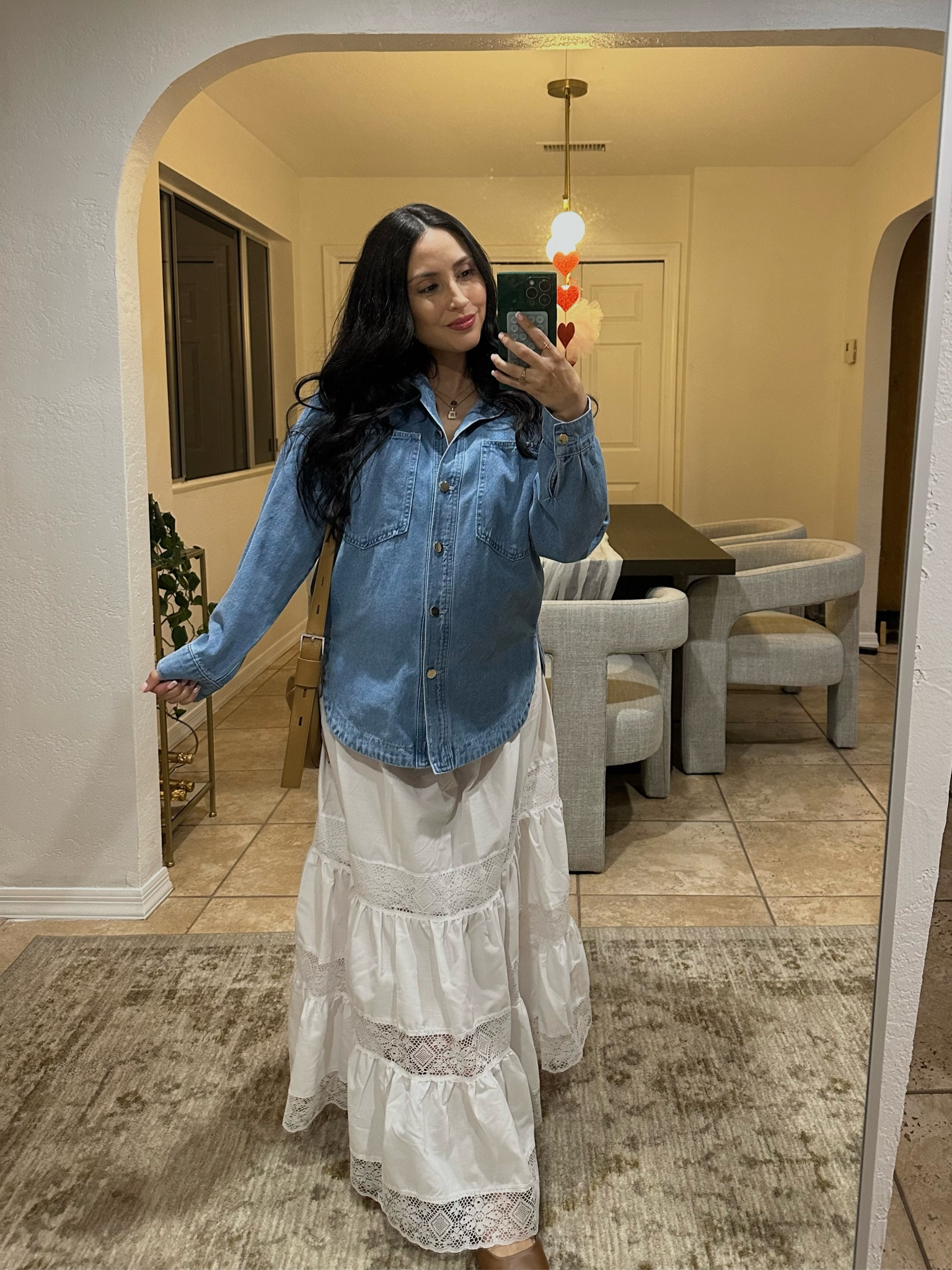 wearing size small in denim jacket

#LTKShoeCrush #LTKBump #LTKStyleTip