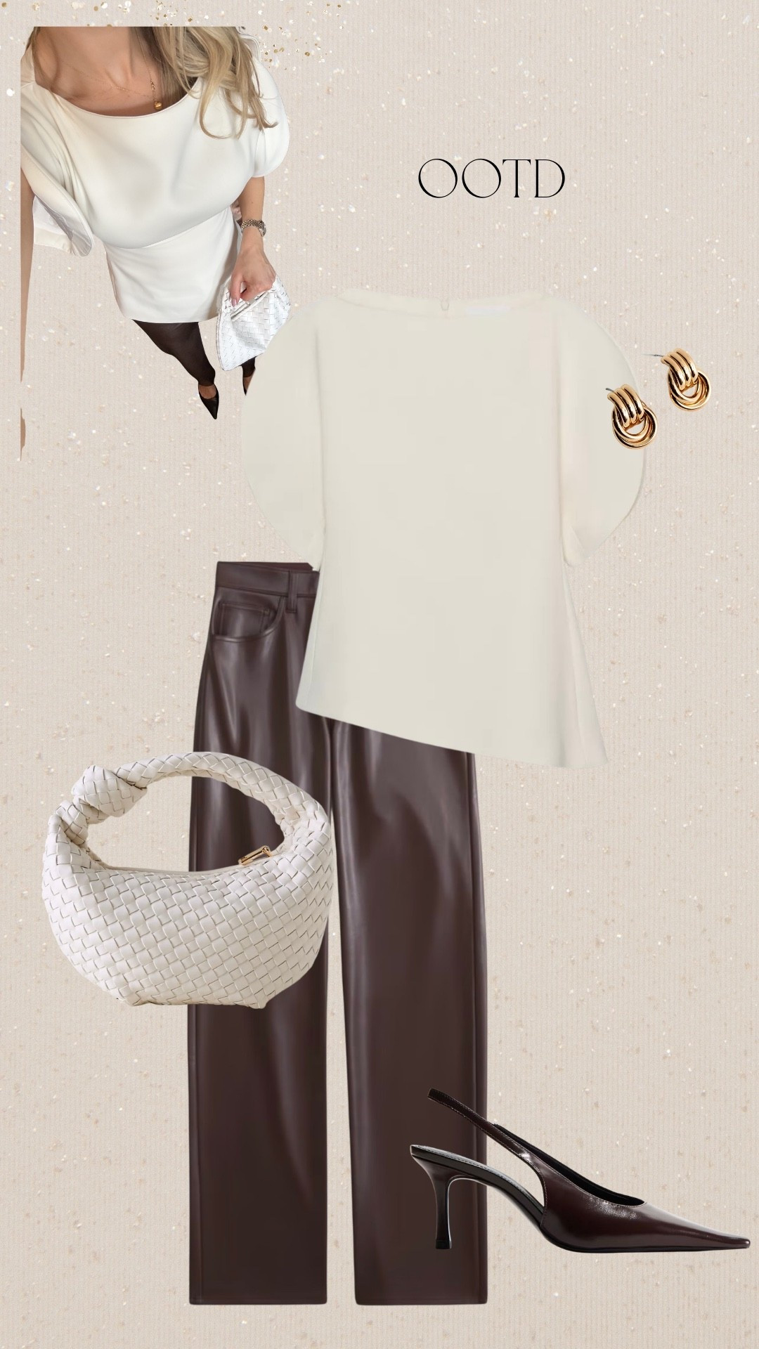 What I wore today for mother days lunch. A good date night outfit , brunch outfit or dinner outfit. The trousers are really discounted and have worn this too on repeat . Shoes and bag are old so I have linked similar 

#LTKuk #LTKstyletip #LTKspring