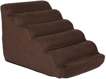 Snoozer Pet Products - Scalloped Dog Stairs | Small - Hot Fudge | Amazon (US)