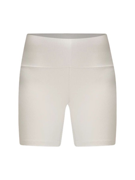 luluemon Align™ Ribbed High-Rise Short 6" *Shine | Women's Shorts | lululemon | Lululemon (US)