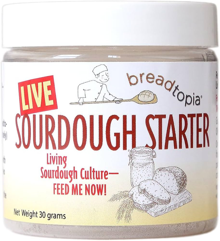 Breadtopia Live Sourdough Starter | Organic Non-GMO Ingredients | Active & Ready to Go | It's Ali... | Amazon (US)