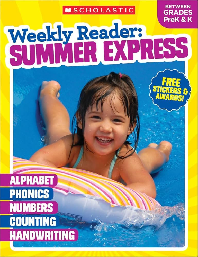 Weekly Reader: Summer Express (Between Grades PreK & K) Workbook | Amazon (US)