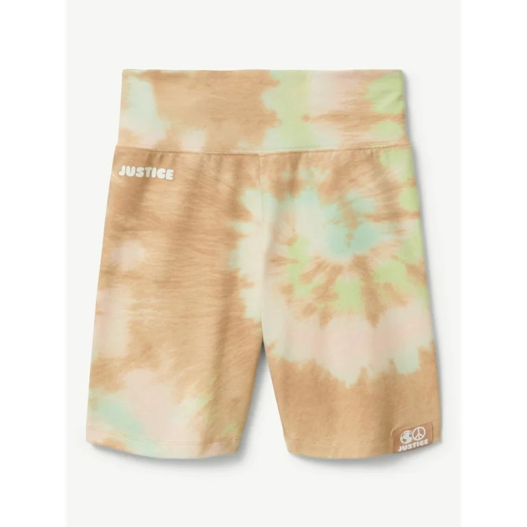 Justice Girls Earthy Vibes Printed Bike Short, Sizes XS-XLP | Walmart (US)