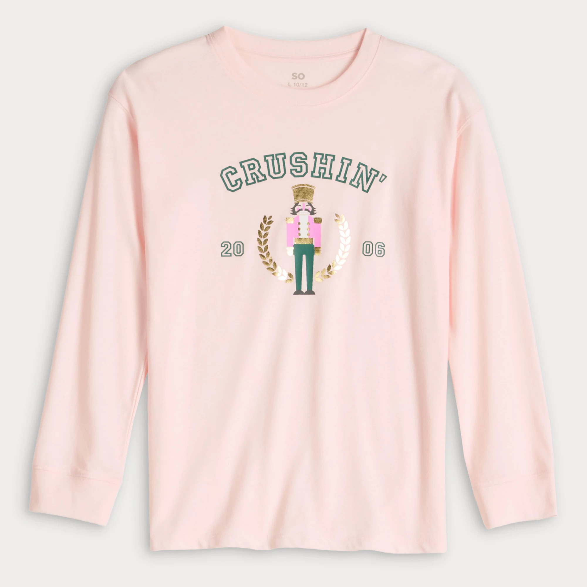 Girls 7-20 SO® Long Sleeve Oversized Graphic Tee | Kohl's