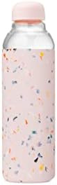 Amazon.com: W&P Porter Glass Water Bottle w/ Protective Silicone Sleeve | Terrazzo Blush 20 Ounce... | Amazon (US)