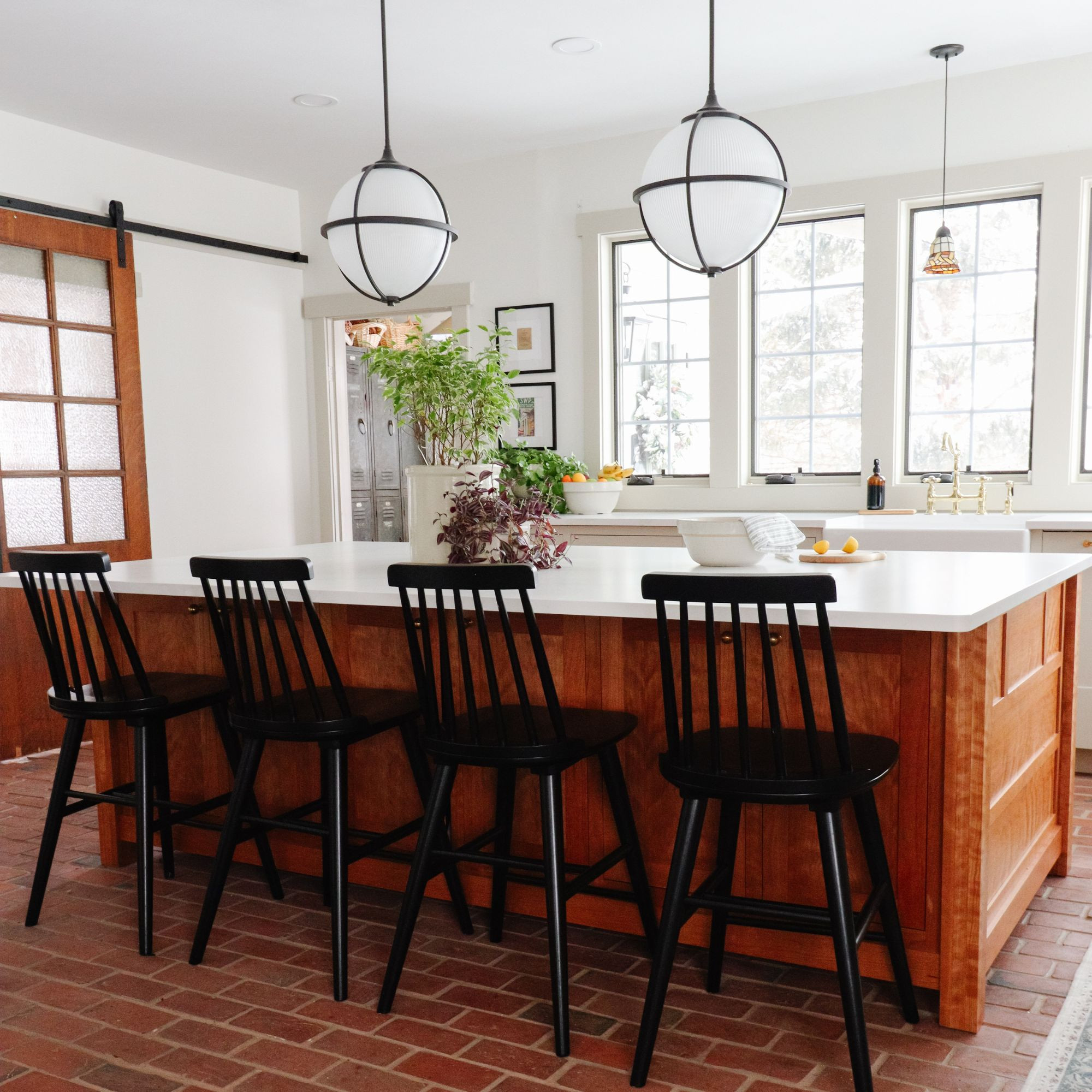 Old but still one of my favorite kitchen moments 🤍 warm wood, brick floors, and simple pieces that just work together. Linking what I can! 

 #LTKHome