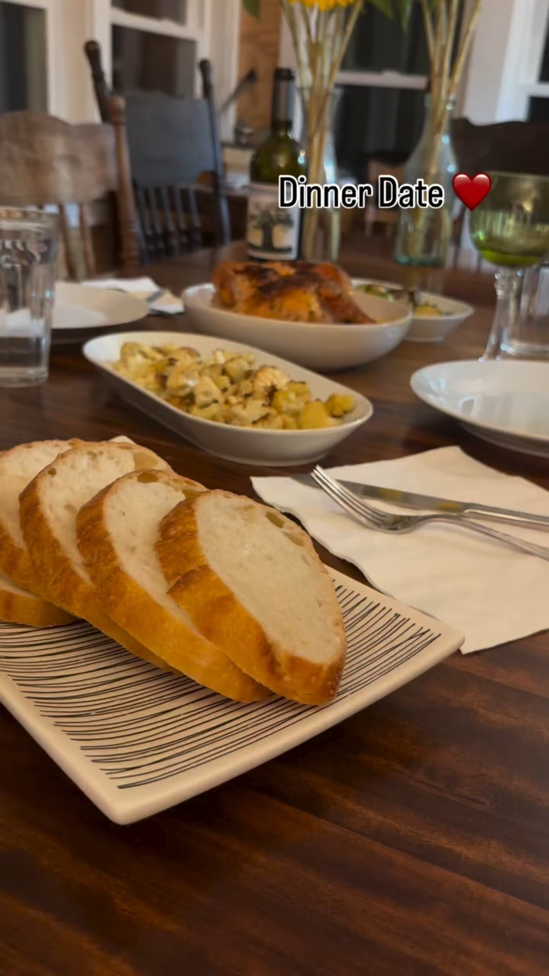 This room does not disappoint for any size gathering. Even at night, without the amazing view, I love it. Dinner for 2 or 10, we all fit 😍. This is a yummy Lemon Roasted Chicken I made in the oven with roasted Brussel Sprouts, bread from Red Hen and. Thank you Megan Sussex for the chicken recipe ❤️

Book Your Stay: www.historicvalleyview.com

#ltkwedding #ltkhome #ltkunder25 #ltkunder50 #ltkstyletip
#LTKFamily

#LTKFindsUnder50 #LTKHome