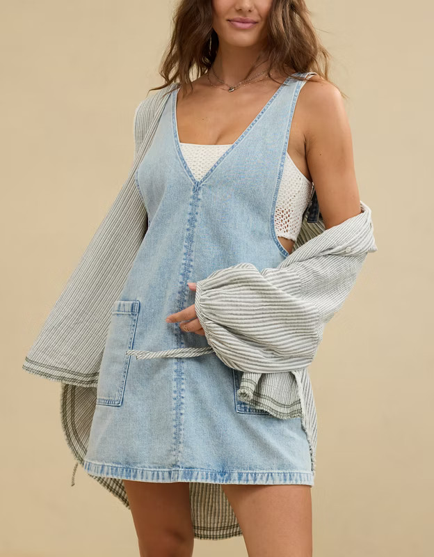 Aerie Denim Skirtall | Aerie