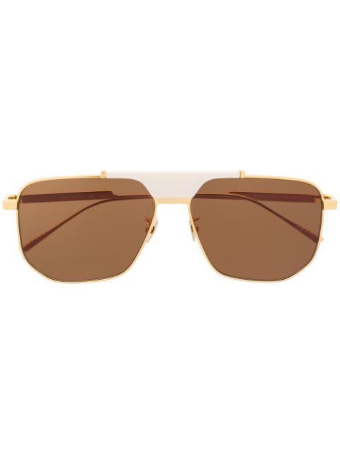 BV1036S hexagonal-frame sunglasses | Farfetch (UK)